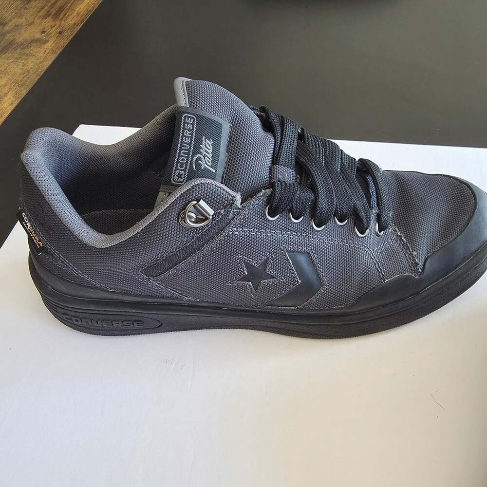 Converse x Patta Weapon Ox Mens Size 9.5 Black Grey Sneakers